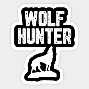 Wolf Hunting Sticker